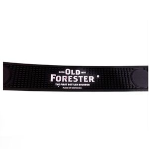 Old Forester Black Bar Mat